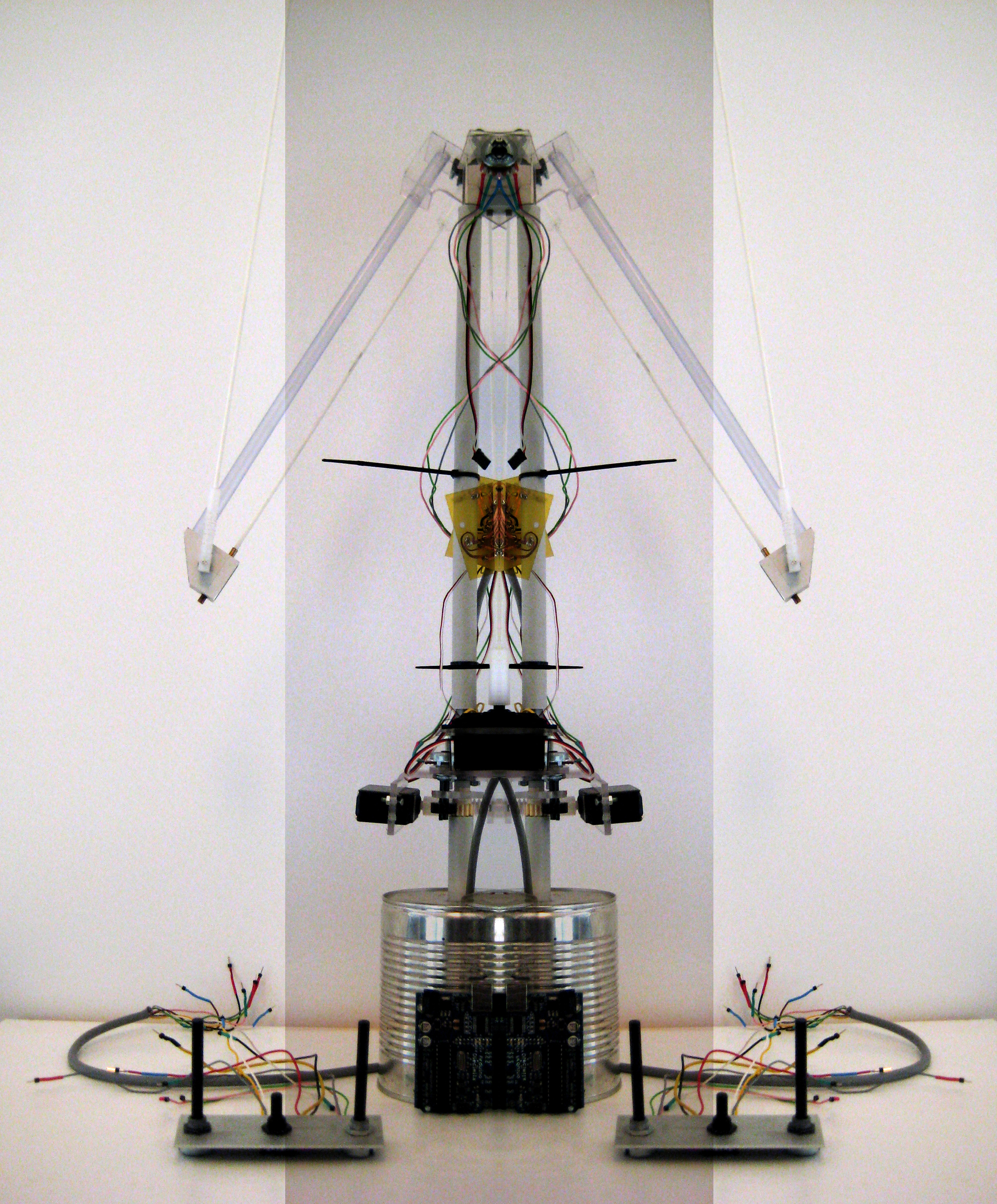 // Controlling a servo position using a potentiometer (variable resistor) // by Michal Rinott <http://people.interaction-ivrea.it/m.rinott> // Modificado por Augusto y Jon Mikel para controlar tres servos mediante potenciómetros conectados a […]